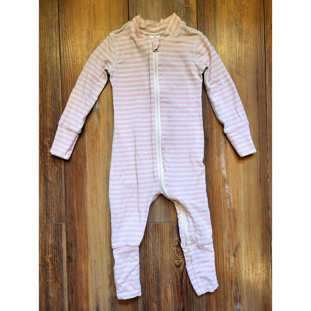 Hanna Andersson Size 60 / 3-6 Months Baby Girls PJs Long Sleeve Tencel Sleeper